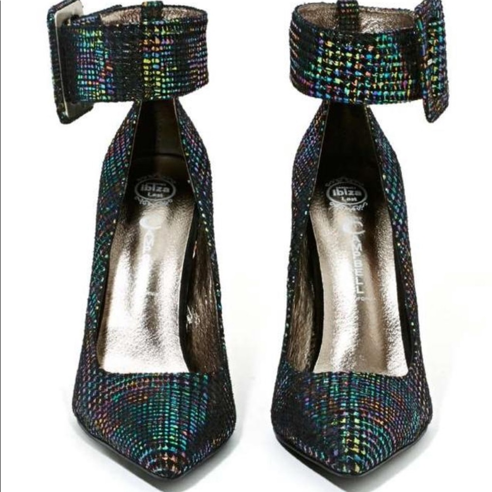 Jeffrey Campbell Multi-Color Leche Pumps